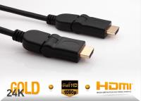 S-LINK SLX-318 HDMI M/M 5m Altın Uçlu 24K + L Kon. 1.4 Ver. 3D Kablo